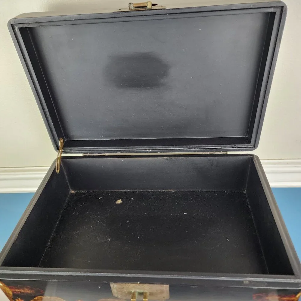 Castillian Imports Large Decorative Hinged Wooden Box